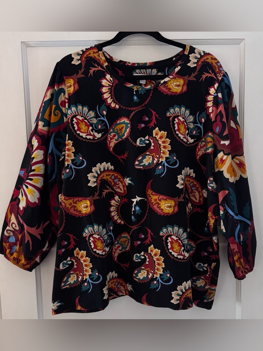 Chico’s Long Sleeve Comfy Soft Cotton mix Blouse - Size 4 (18/20)